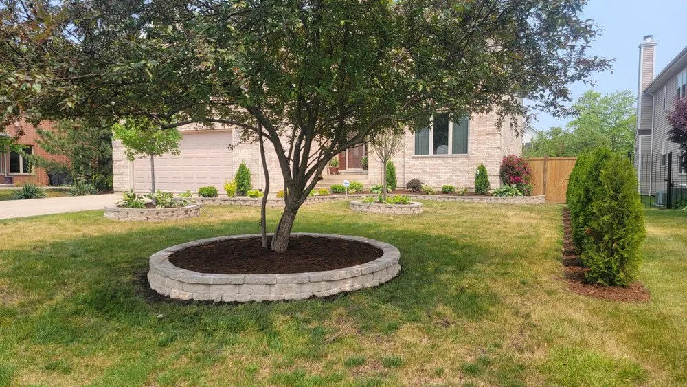 Expert landscape installation in Elmwood Park, IL by M&D Landscaping
