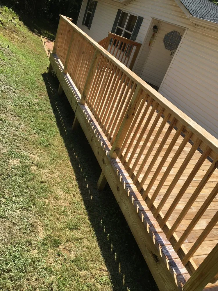 Trusted garden landscaping for homes in Lynchburg, VA by MD Lawn Care and Small Home Repair