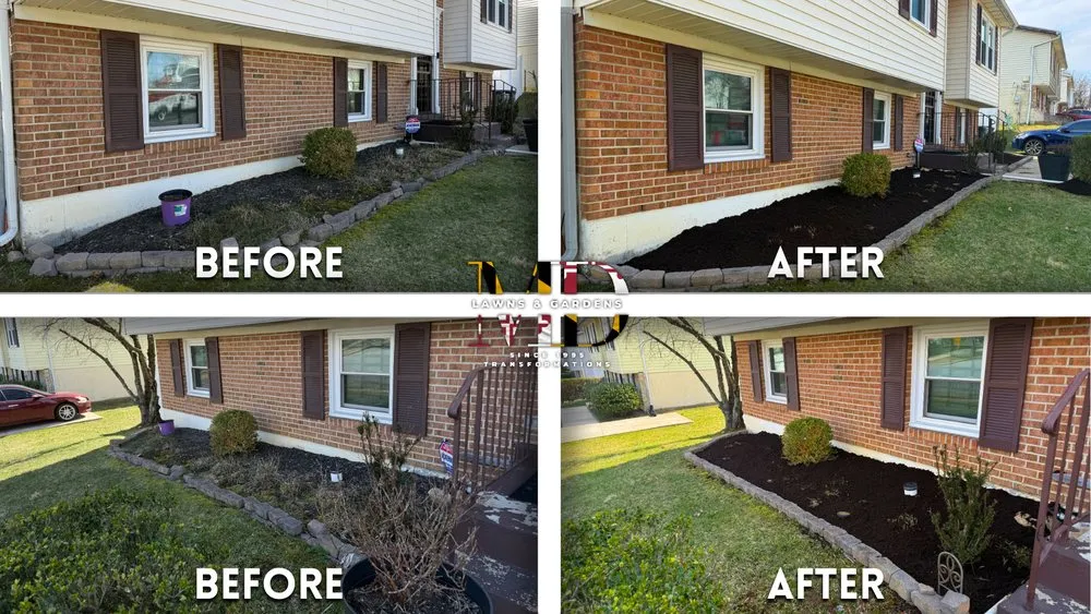 Custom residential landscaping with custom design in Hyattsville, MD by MD Lawns & Gardens