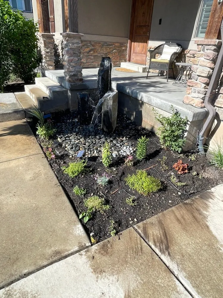 Local residential landscaping with custom design across South Jordan, UT - MD Property Maintenance & Landscaping