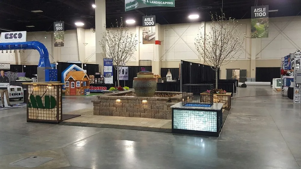 Custom outdoor landscaping with custom design in American Fork, UT by MD Property Services