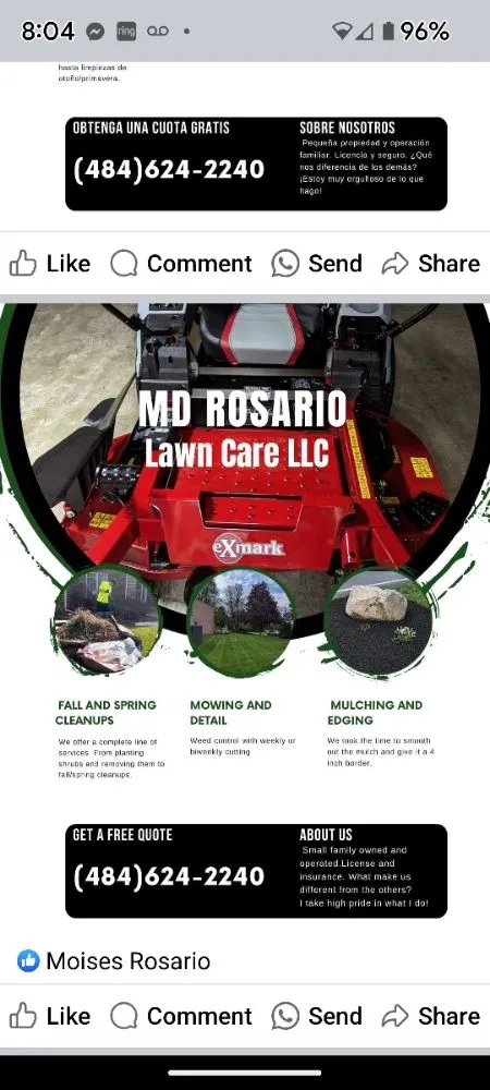 Affordable garden landscaping experts serving Allentown, PA - Md Rosario Lawn Care