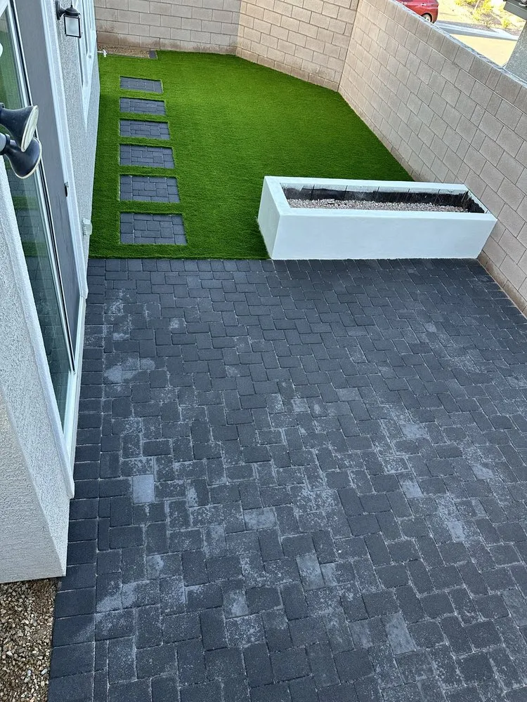 Custom lawn mowing service in Las Vegas, NV by MDJ Landscape Services