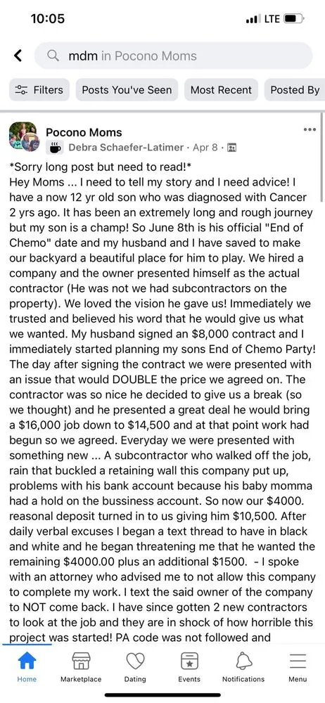 Local lawn care service in Tannersville, PA by MDM landscaping