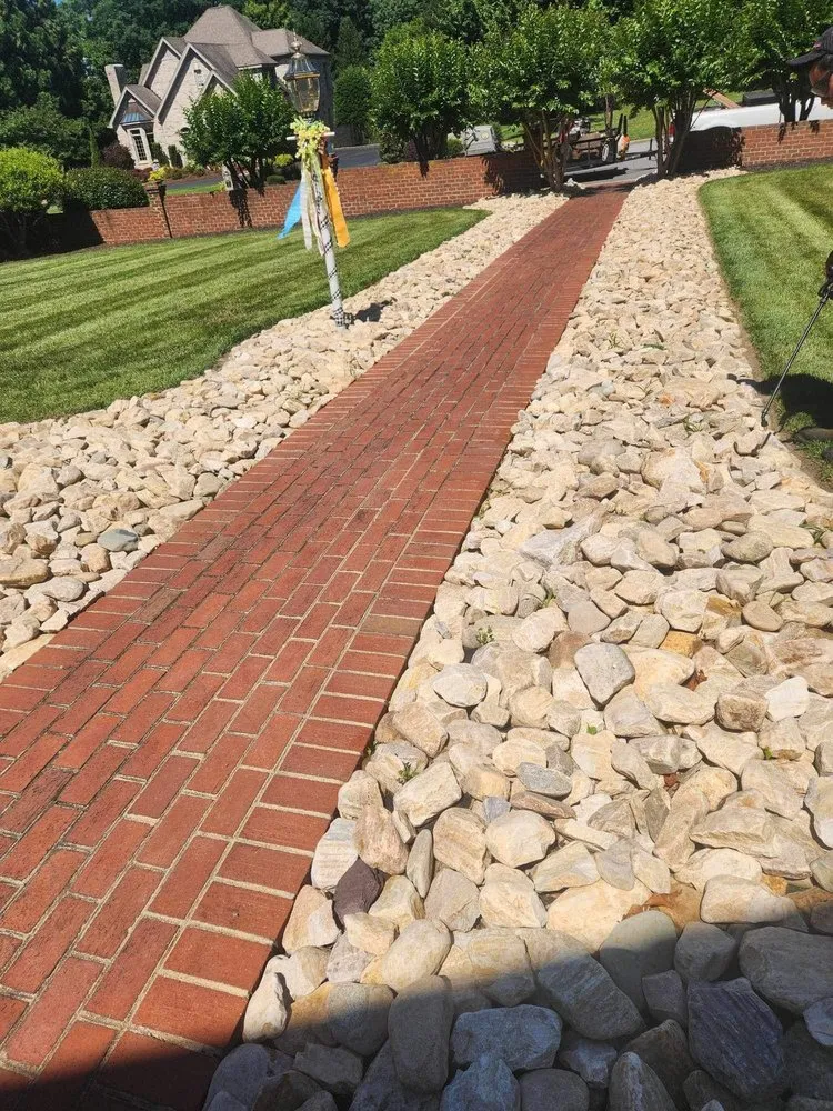 Local garden landscaping in Danville, VA by Me & Myself Lawn Care