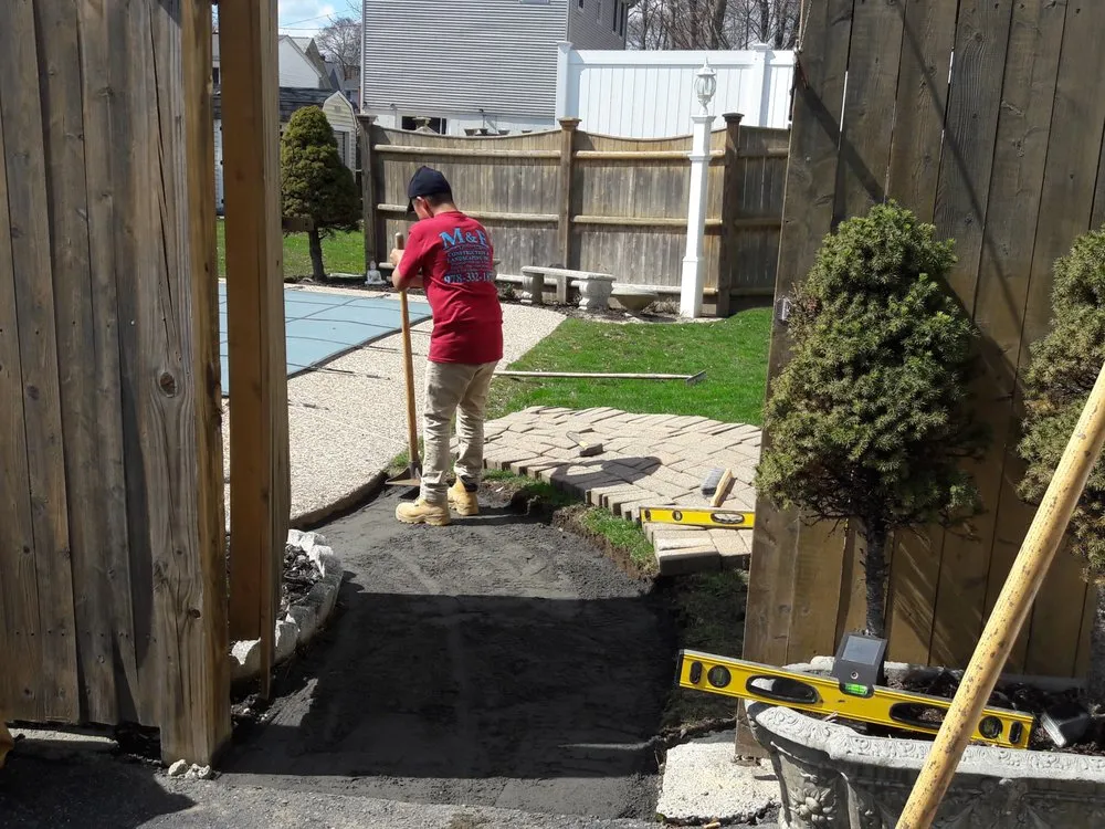 Local landscape installation for outdoor upgrades across Lynn, MA - M&E Construction and Landscaping