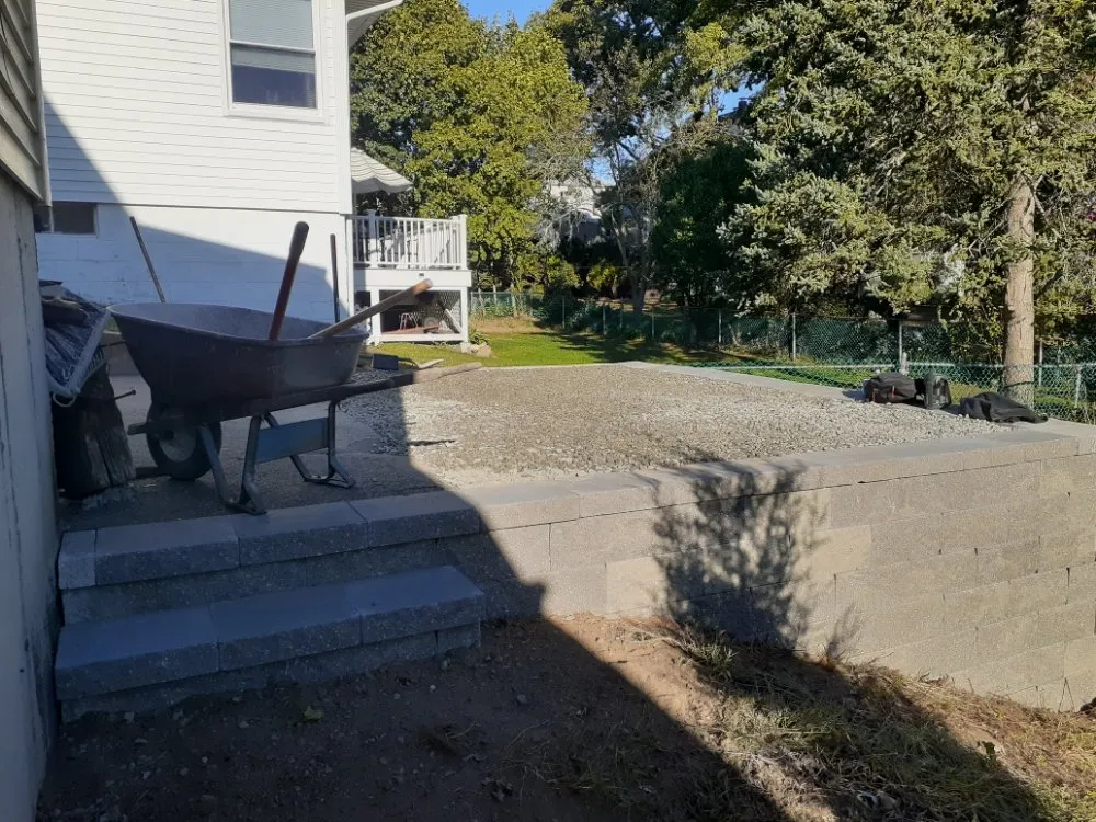 Local landscape installation in Lynn, MA - M&E Construction and Landscaping