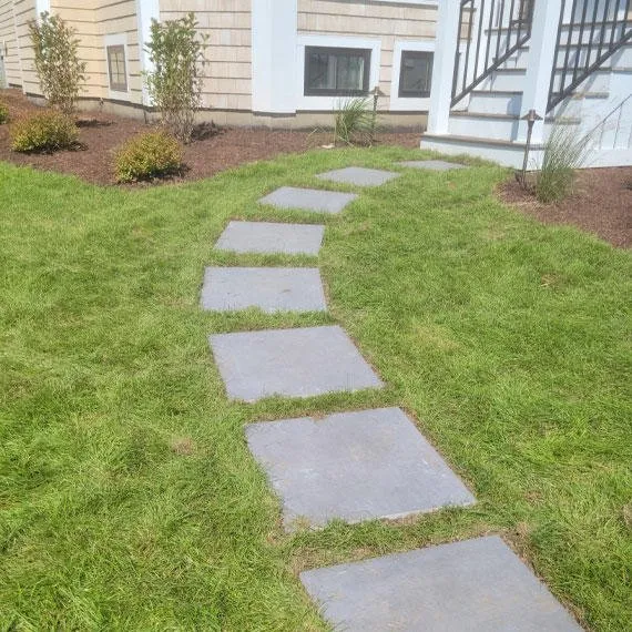 Reliable lawn mowing service for year-round maintenance across Lynn, MA - M&E Irrigation and Hardscaping