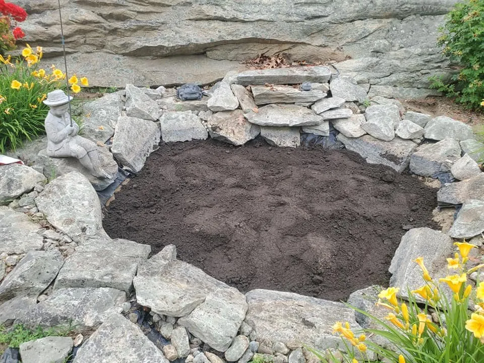 Custom garden landscaping for beautiful yards in Smithfield, RI by Me Yarder Exterior Services
