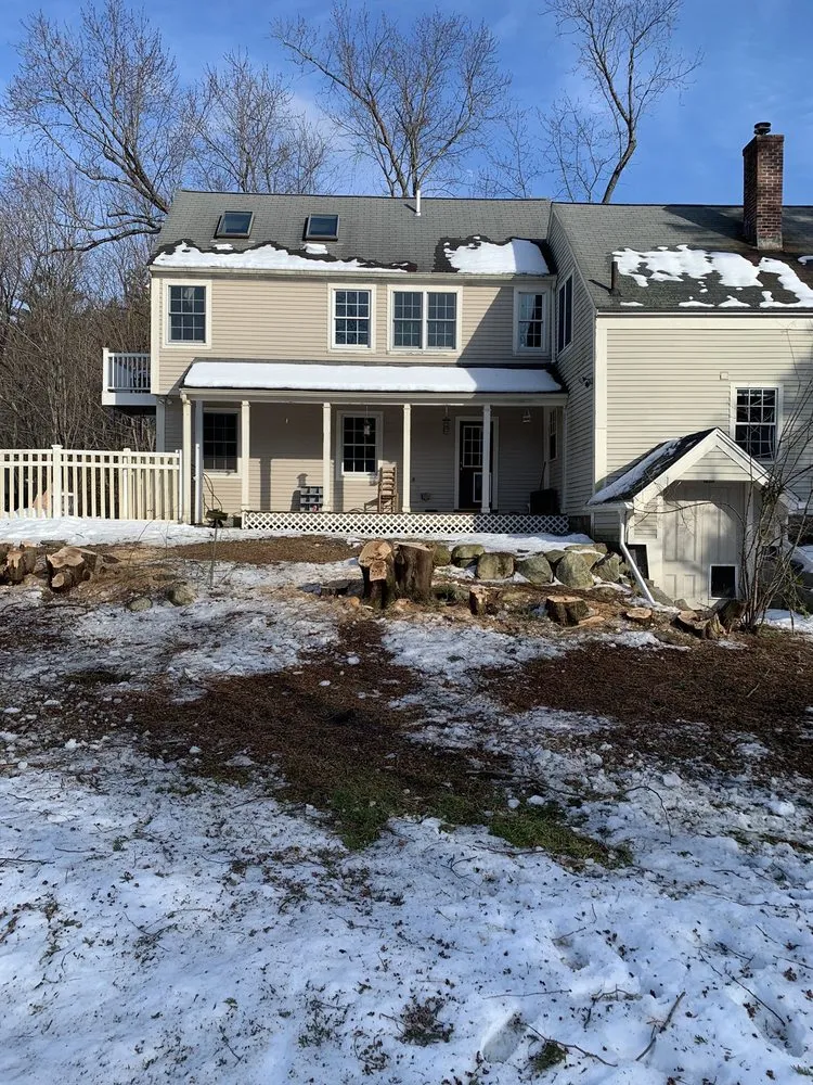 Custom landscaping services for residential properties in Pepperell, MA by Mead Tree & Landscape