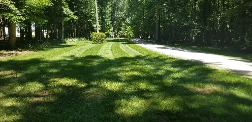 Custom garden landscaping for homes in Carrollton, VA by Meadow Lawn & Pest