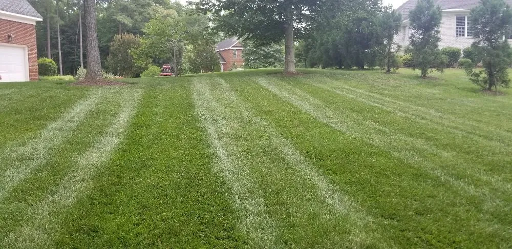 Custom residential landscaping for outdoor upgrades in Carrollton, VA by Meadow Lawn & Pest