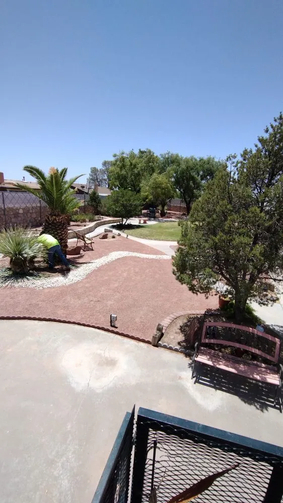 Professional residential landscaping for beautiful yards in El Paso, TX by Mean Clean Property Maintenance