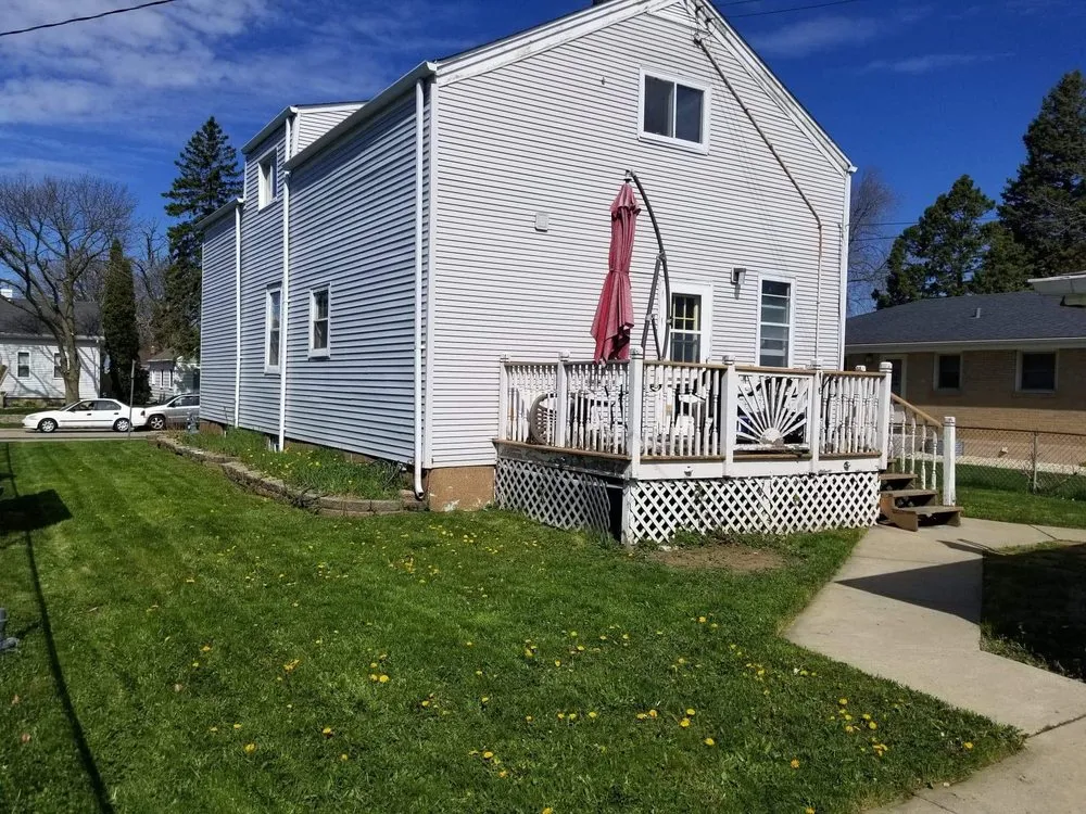 Affordable outdoor landscaping in Racine, WI by Mean Green Cuts