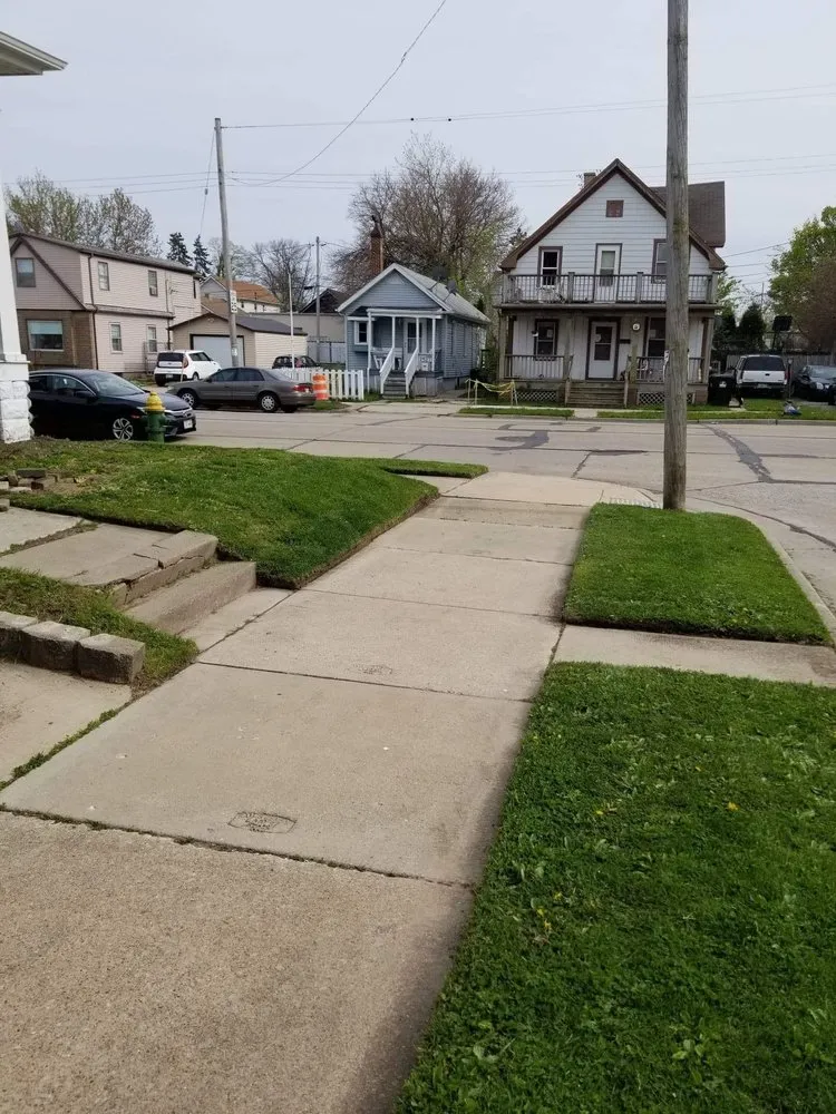 Custom lawn mowing service in Racine, WI by Mean Green Cuts