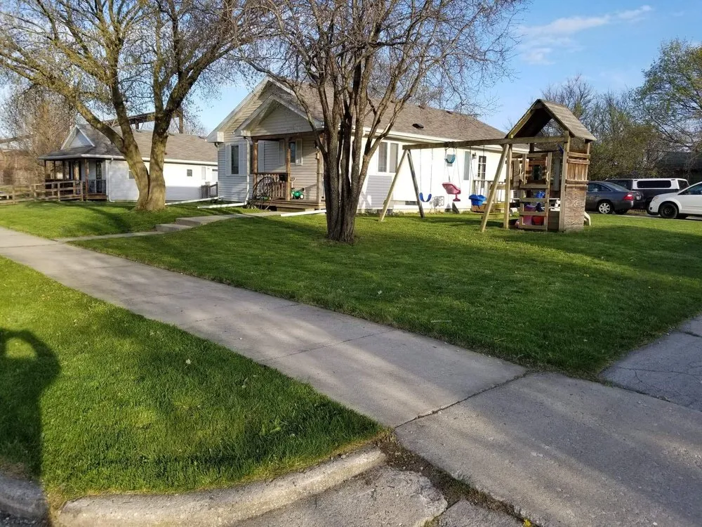 Affordable landscape design in Racine, WI by Mean Green Cuts