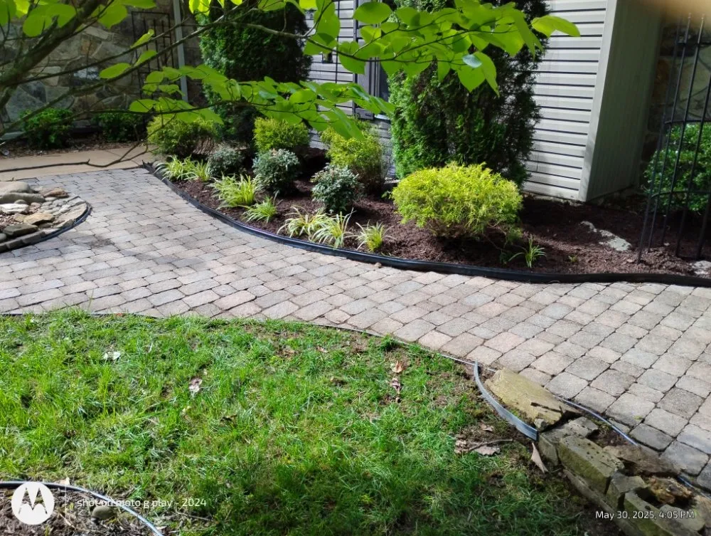 Professional lawn mowing service with custom design in Crossville, TN by Mean Green Home Services