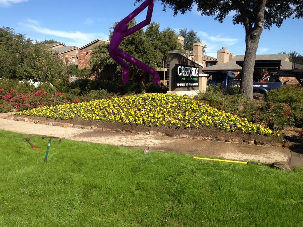 Professional landscape design in White Settlement, TX - Mean Green Lawn and Landscape