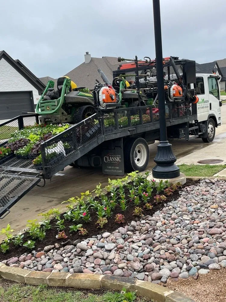 Affordable landscaping services in White Settlement, TX by Mean Green Lawn and Landscape