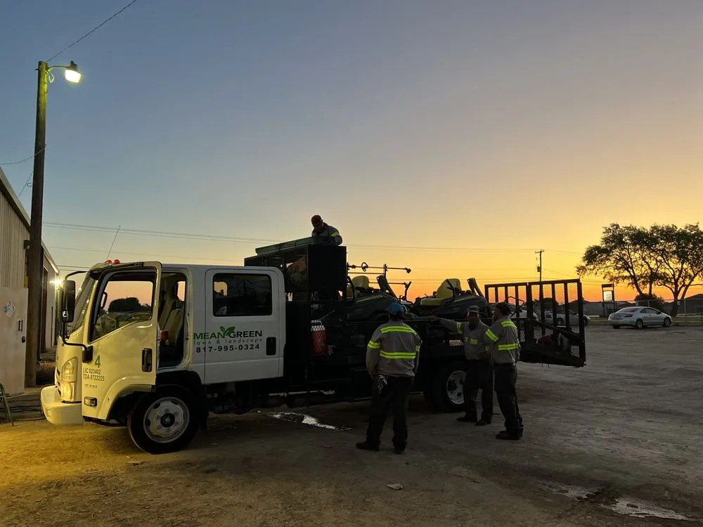 Reliable lawn care service near you in White Settlement, TX by Mean Green Lawn and Landscape