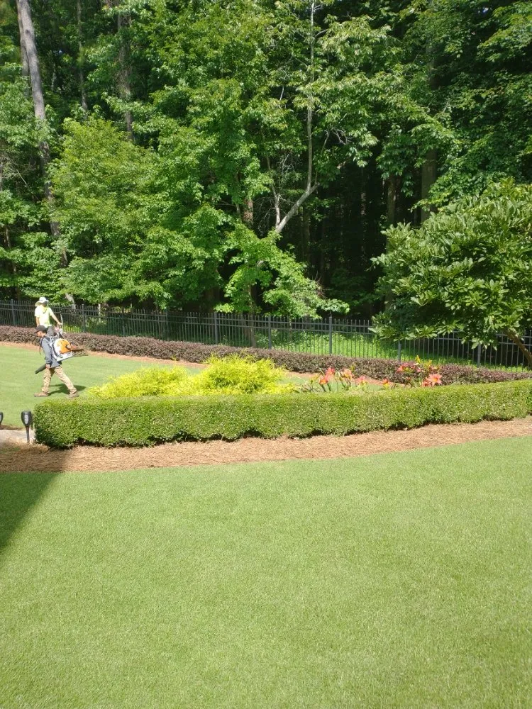 Affordable landscape installation experts serving Sugar Hill, GA - Mean Green Lawn Team