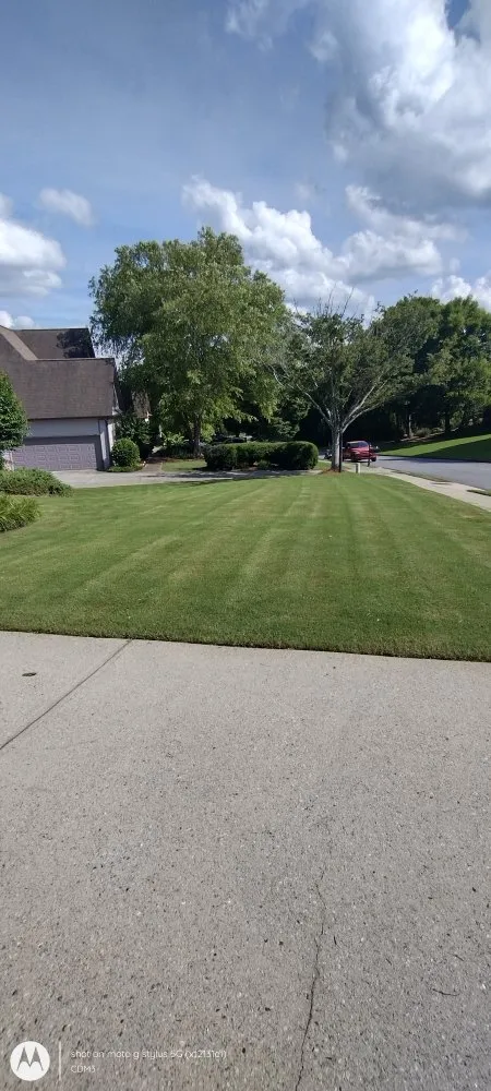 Professional yard maintenance in Sugar Hill, GA by Mean Green Lawn Team