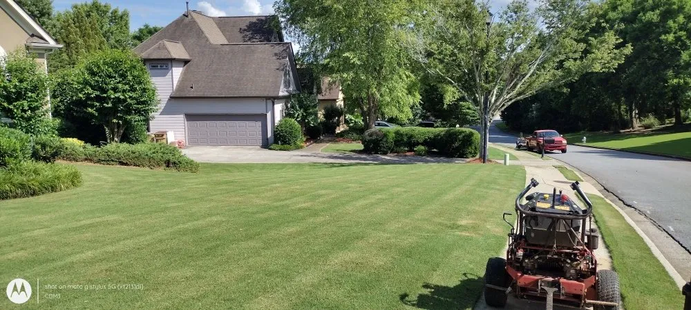 Expert landscape installation for outdoor upgrades in Sugar Hill, GA by Mean Green Lawn Team