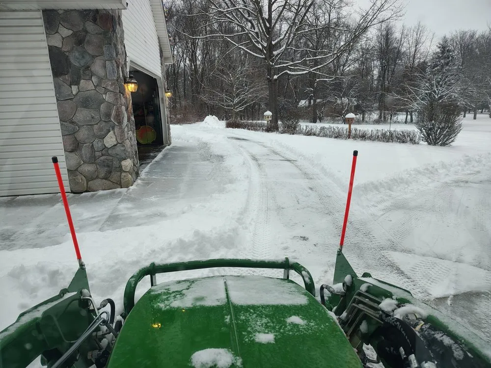 Professional residential landscaping for homes across Ortonville, MI - Mean Green Tractor