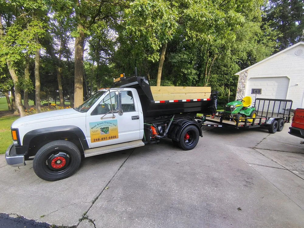 Affordable lawn care service in Ortonville, MI by Mean Green Tractor