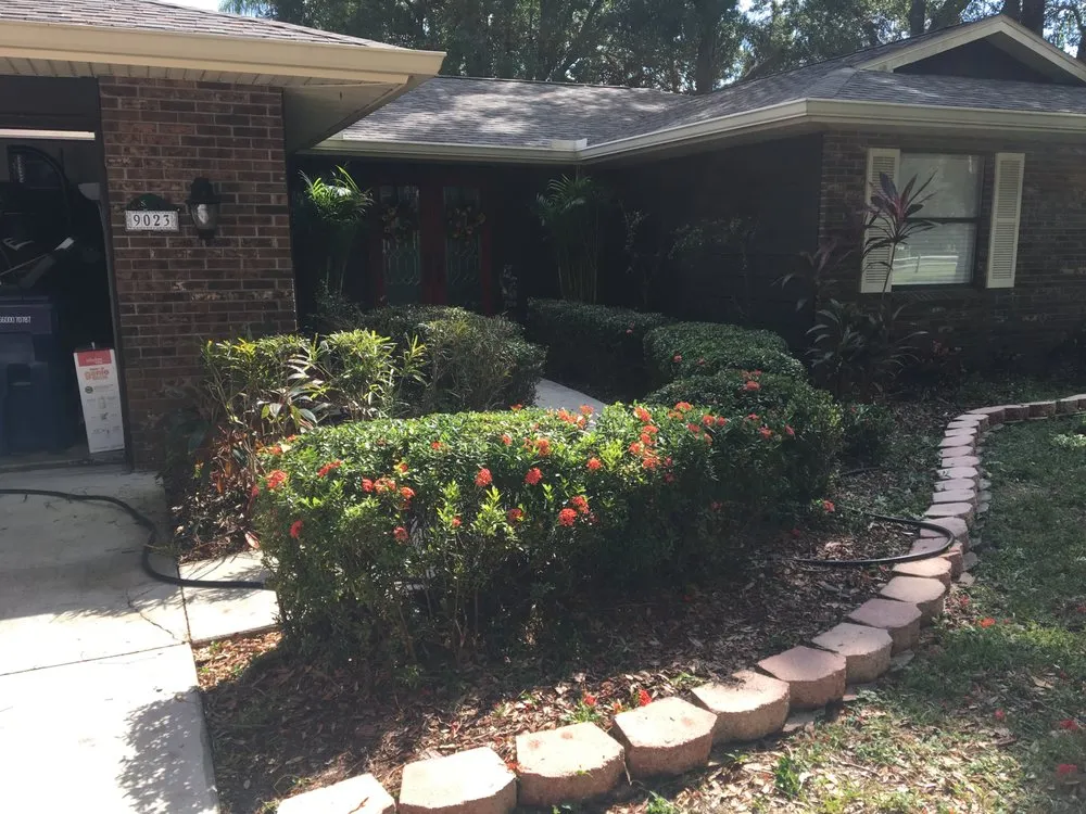 Professional garden landscaping for homes across Bradenton, FL - Mean Green Tree and Lawn Care