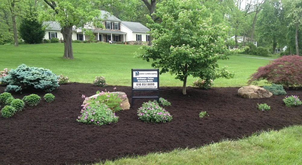 Local garden landscaping for year-round maintenance in Chester Springs, PA by Meanix Landscaping