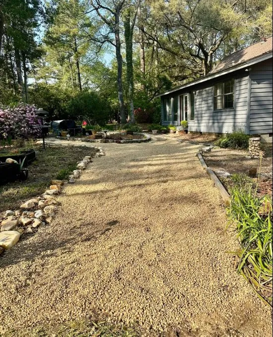 Expert yard cleanup service with custom design in Cairo, GA by Mears Tractor Services