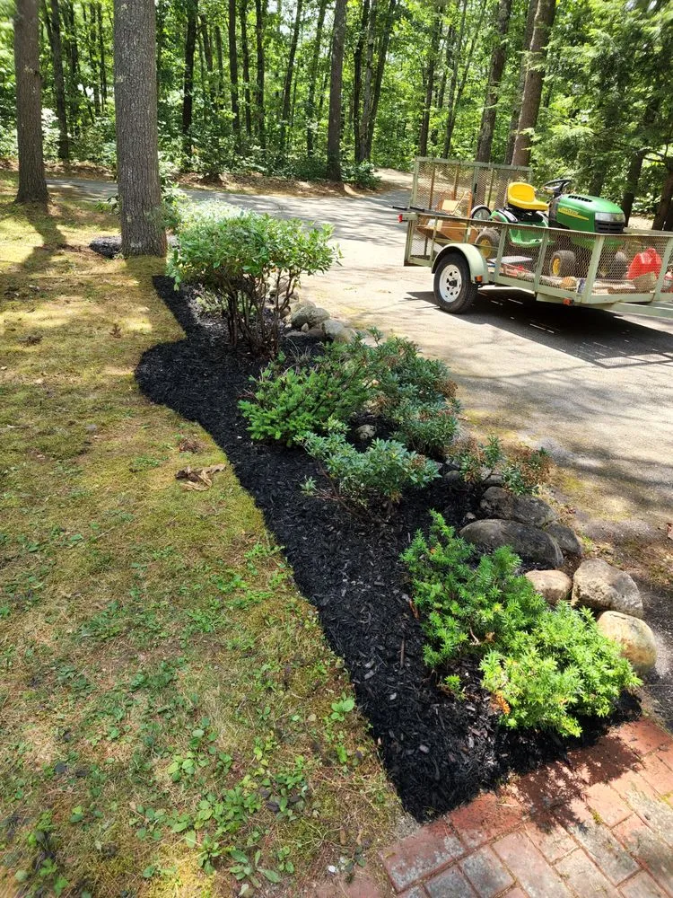 Expert yard maintenance with custom design in Gorham, ME by Meas Brothers