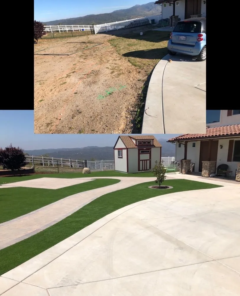 Local landscape installation in Ramona, CA - Meda Landscape