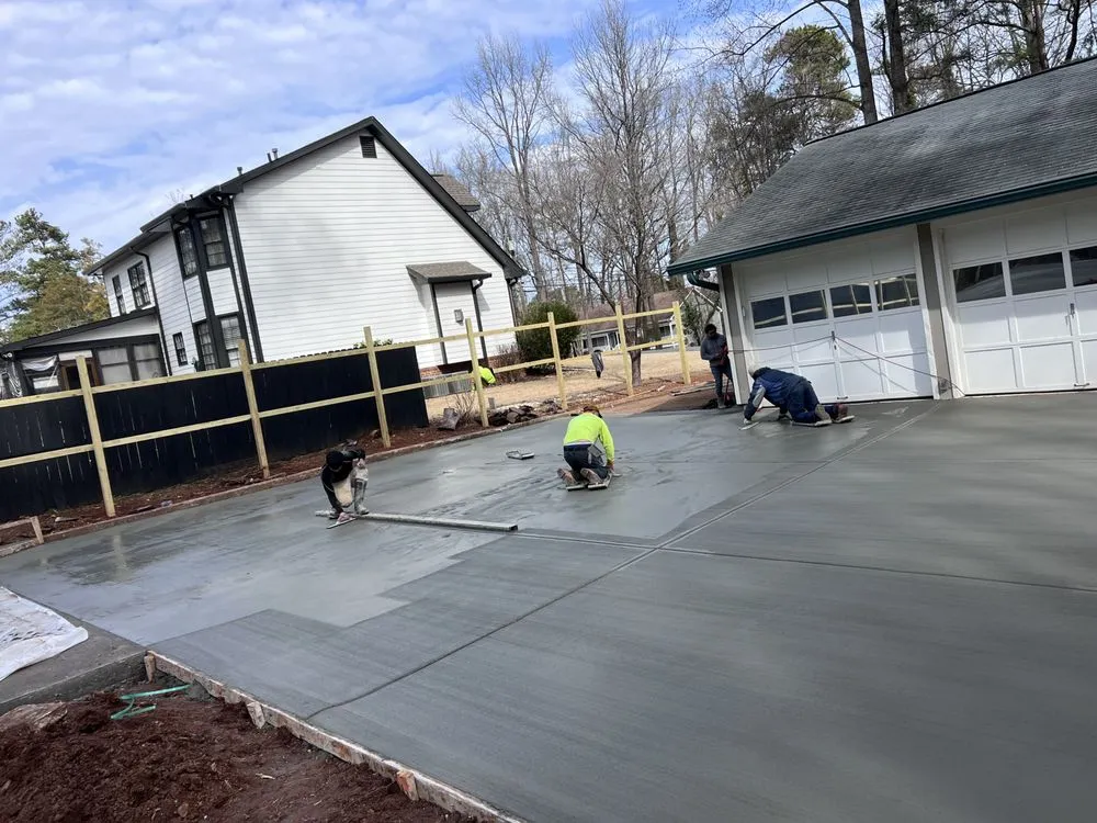 Reliable landscape design for homes in Powder Springs, GA by Medina Concrete