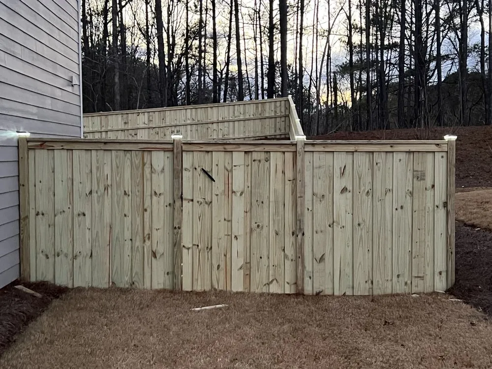 Affordable landscape installation for year-round maintenance in Powder Springs, GA by Medina Concrete