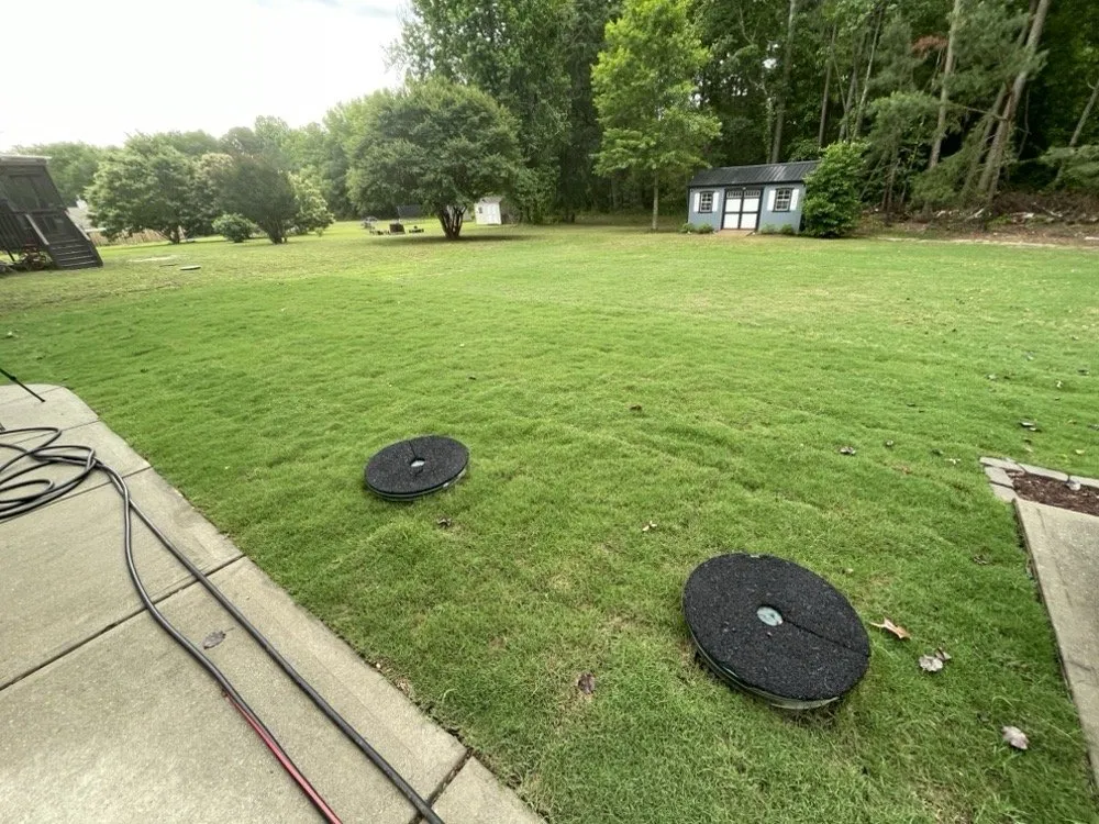 Professional landscape installation with custom design in Clayton, NC by Medina Landscape Solutions