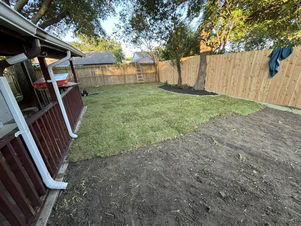 Professional landscape installation in Magnolia, TX by Medinas Landscape Irrigation