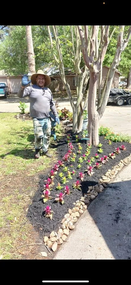 Expert lawn mowing service for year-round maintenance across Magnolia, TX - Medinas Landscape Irrigation