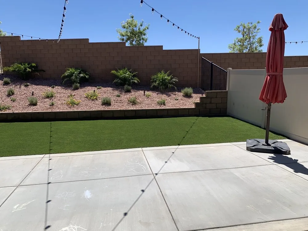 Professional garden landscaping for homes in Newhall, CA by Medina's Landscaping