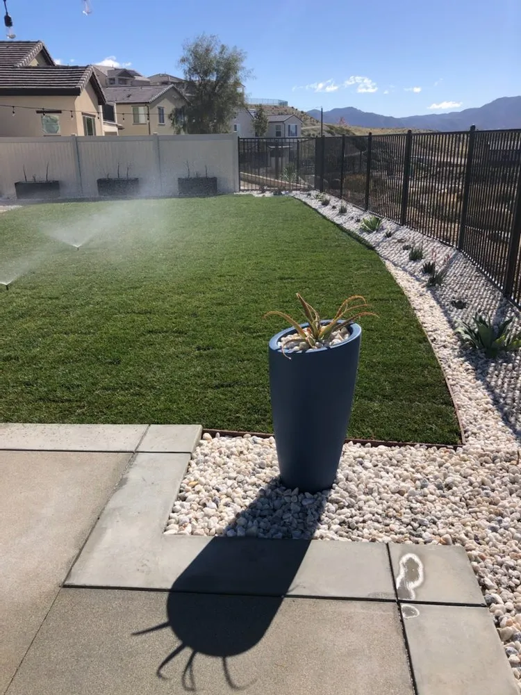 Expert landscape installation in Newhall, CA by Medina's Landscaping