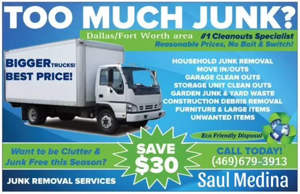 Affordable lawn care service in Irving, TX by Medina’s Lawncare Services & Junk Removal