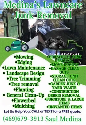 Medina’s Lawncare Services & Junk Removal Logo