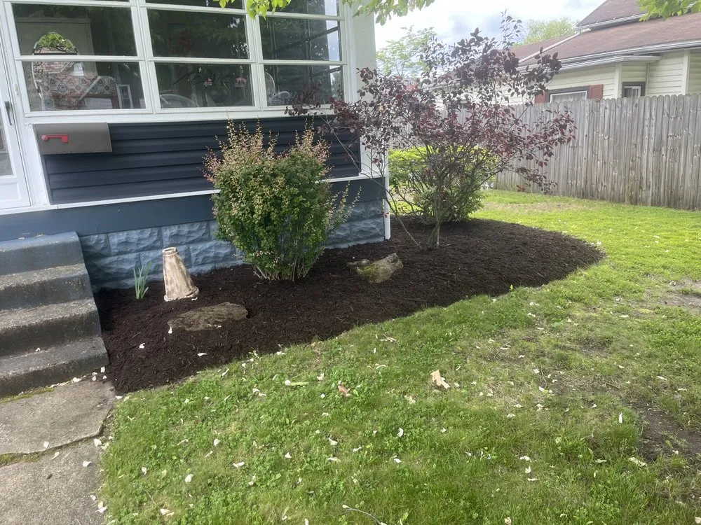 Professional landscape installation in New Philadelphia, OH by Medley’s Lawn Care