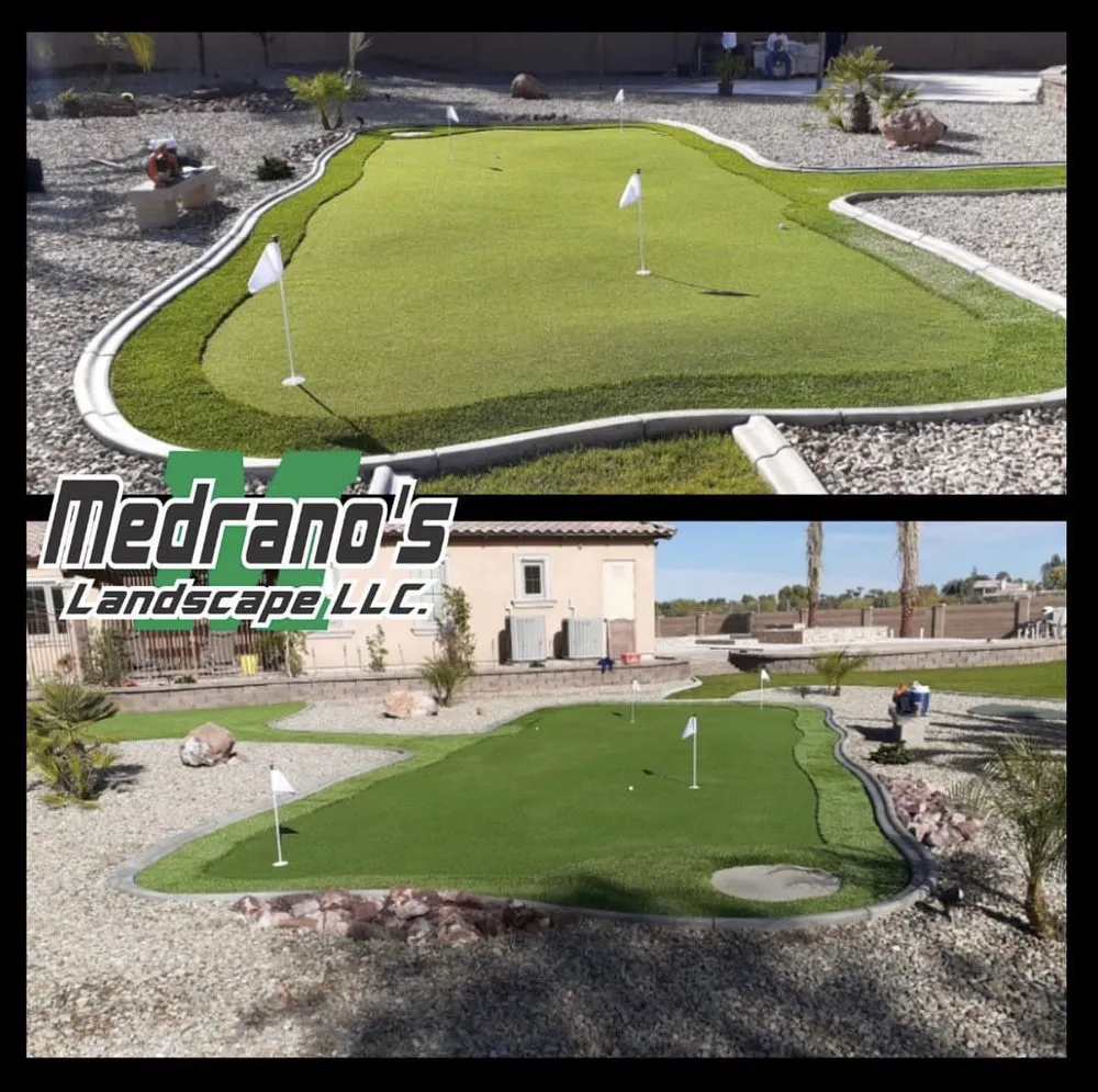 Local landscape installation in Yuma, AZ - Medrano's Landscape
