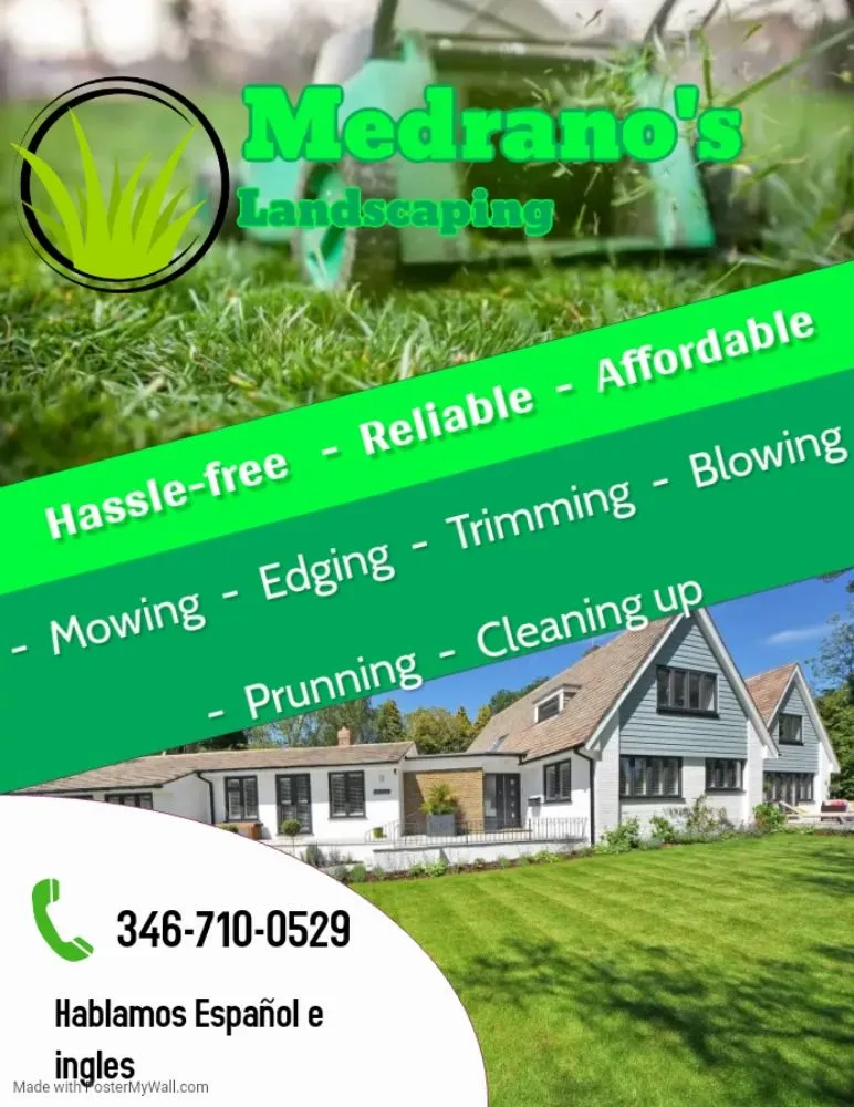 Trusted lawn care service in Houston, TX by Medranos Landscaping