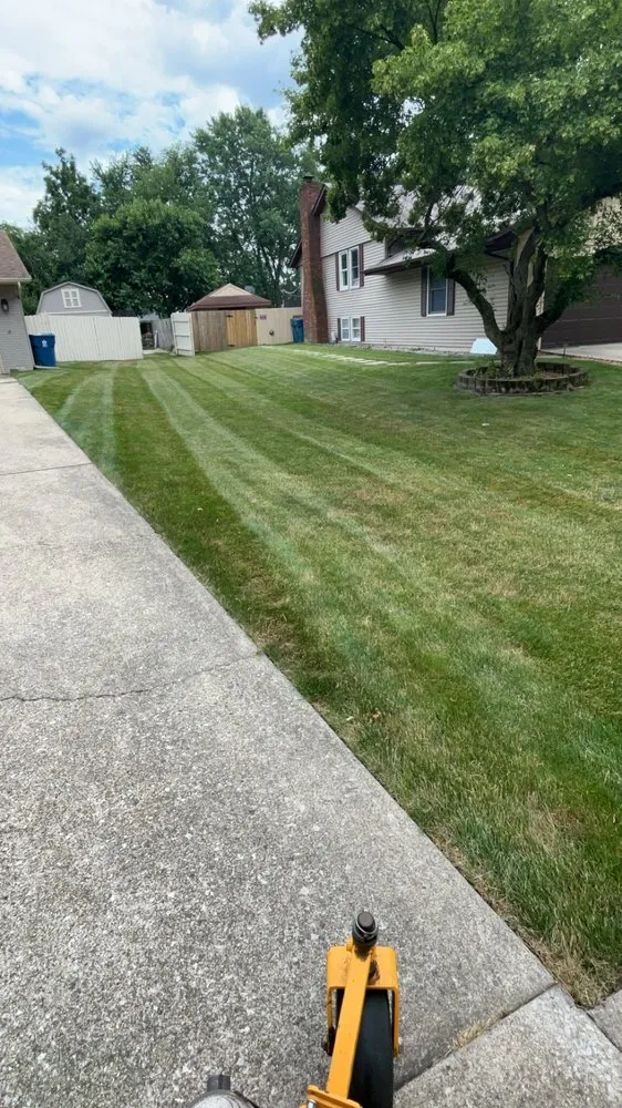 Expert lawn mowing service in Chesterton, IN by Meeks Mowing & More