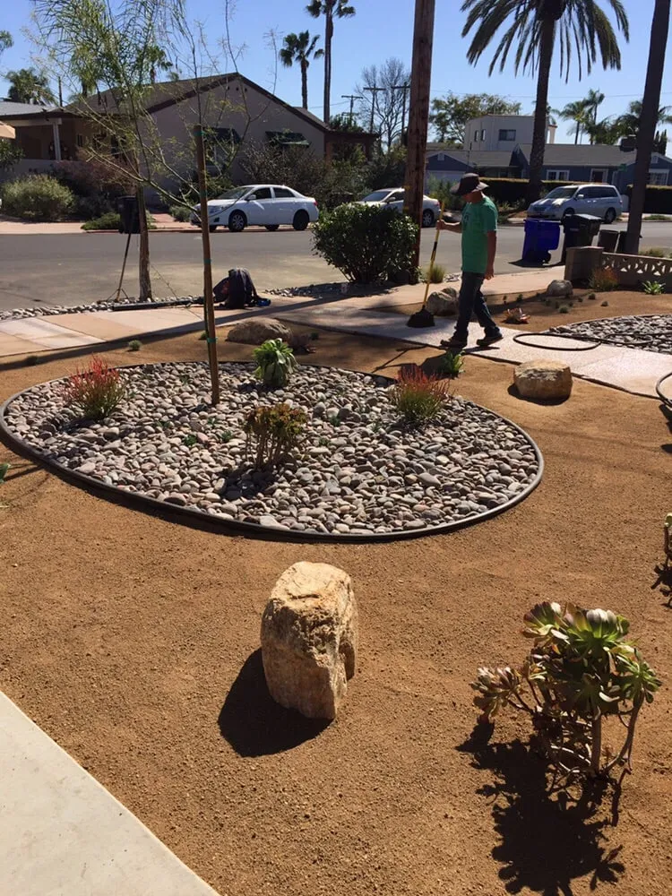 Custom yard maintenance for beautiful yards in El Cajon, CA by Meier's Yard Polishing and Landscape