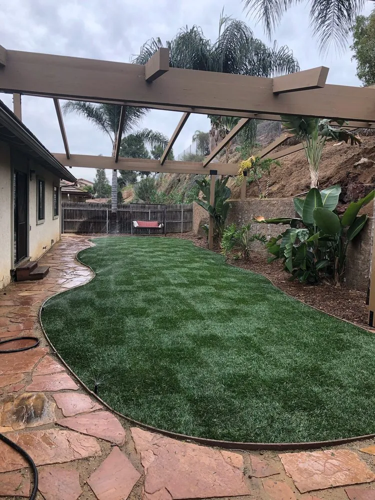 Professional yard maintenance for residential properties in El Cajon, CA by Meier's Yard Polishing and Landscape