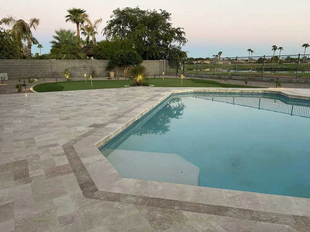 Custom landscape design for year-round maintenance in Mesa, AZ by Meise Design Group